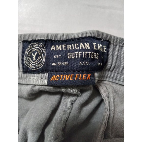American Eagle Medium Green Active Flex Casual Outdoor Athleisure Jogger Pants - Picture 6 of 7